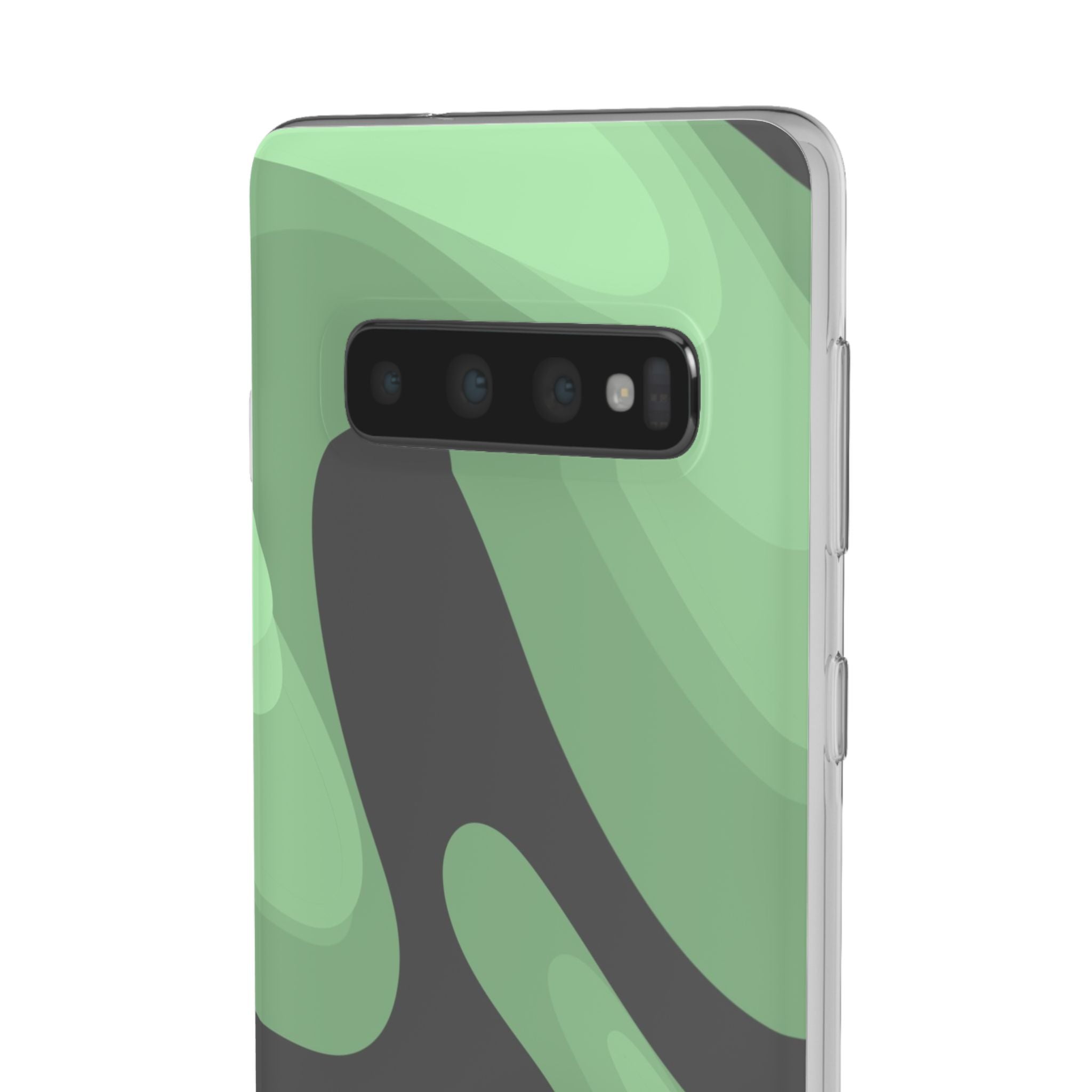 Mint Waves, Flexi Phone Case.