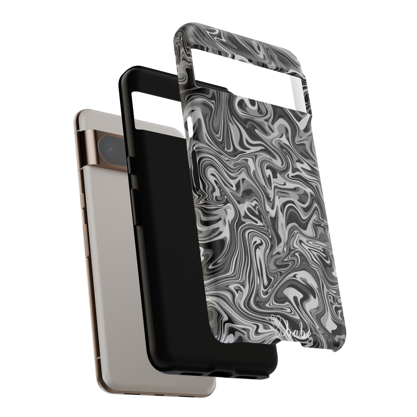 Ink Waves, Tough Phone Case.