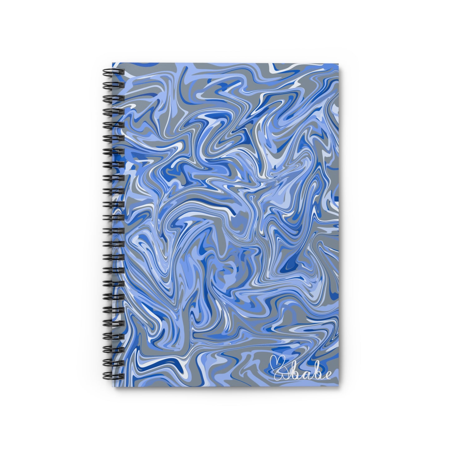 Soft Waves, Spiral Notebook.