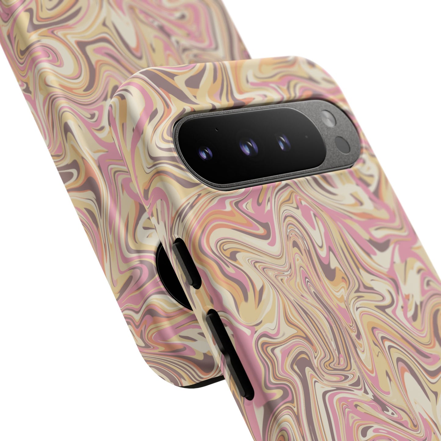 Peach Waves, Tough Phone Case.