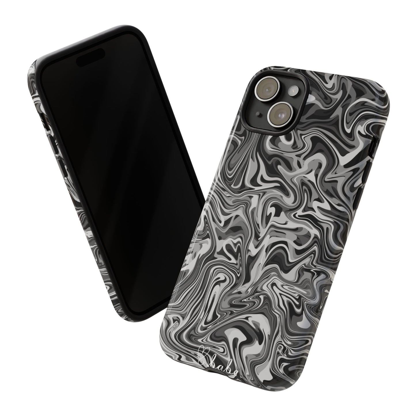 Ink Waves, Tough Phone Case.
