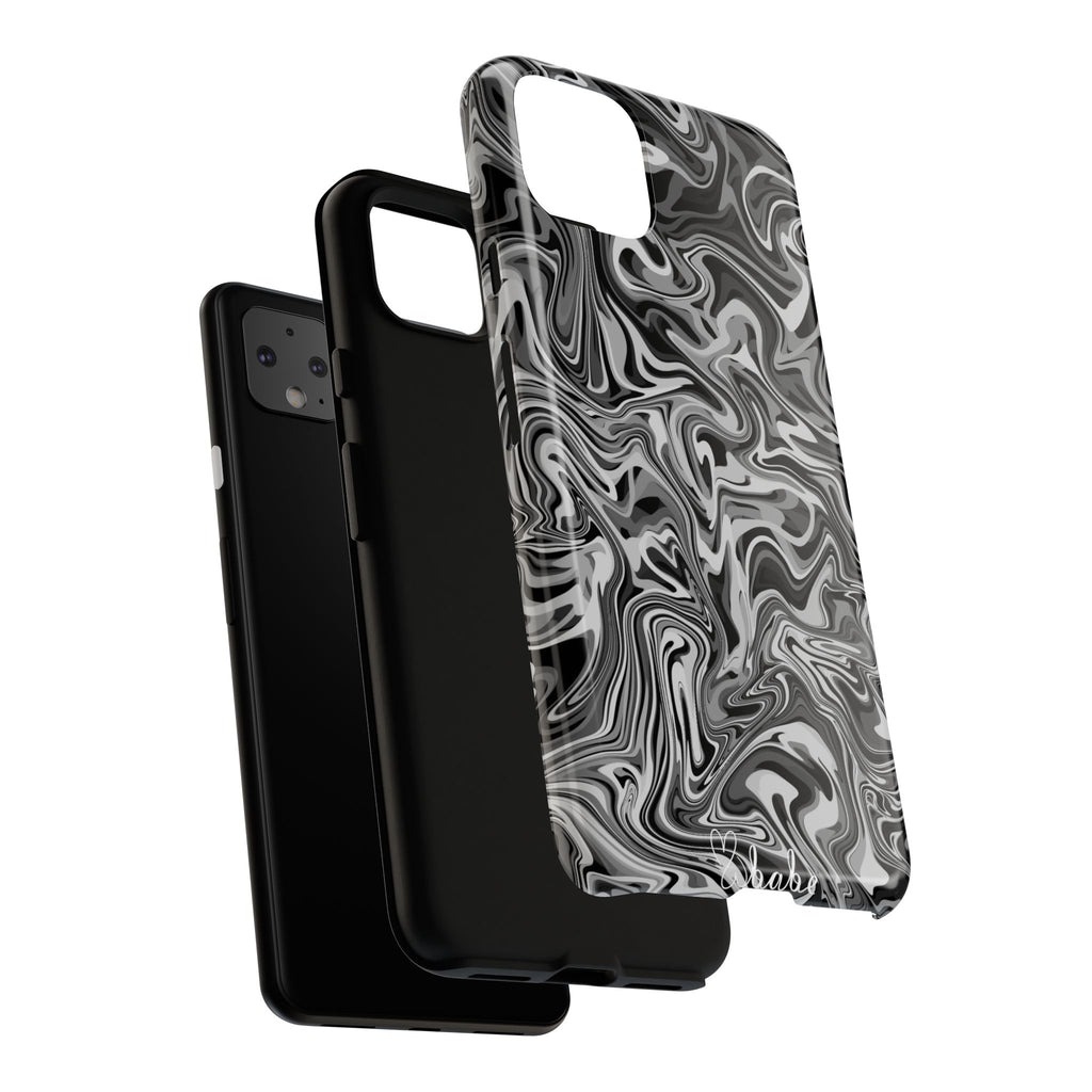 Ink Waves, Tough Phone Case.