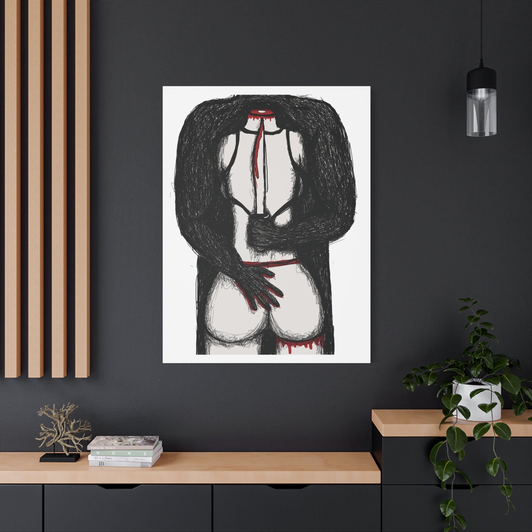 True Love, Matte Canvas Print.