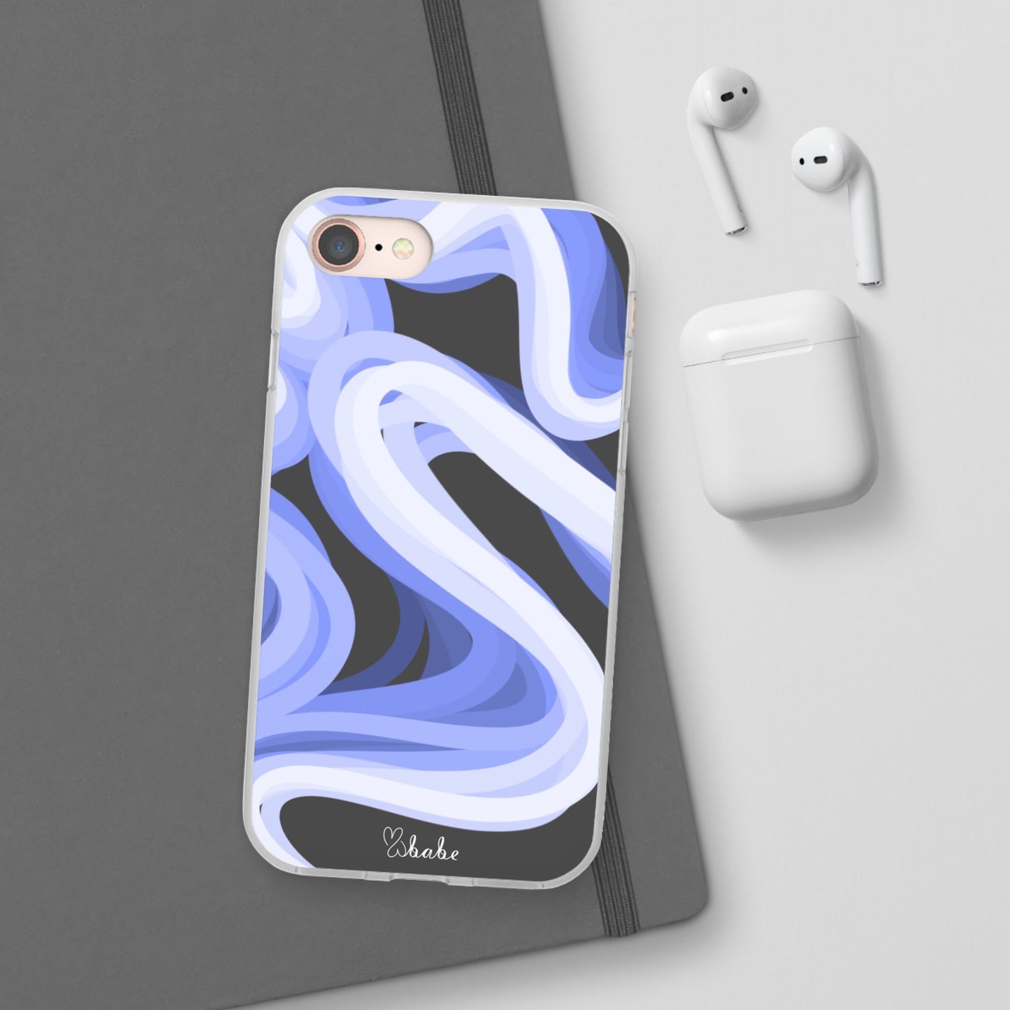 Blue Vines, Flexi Phone Case.