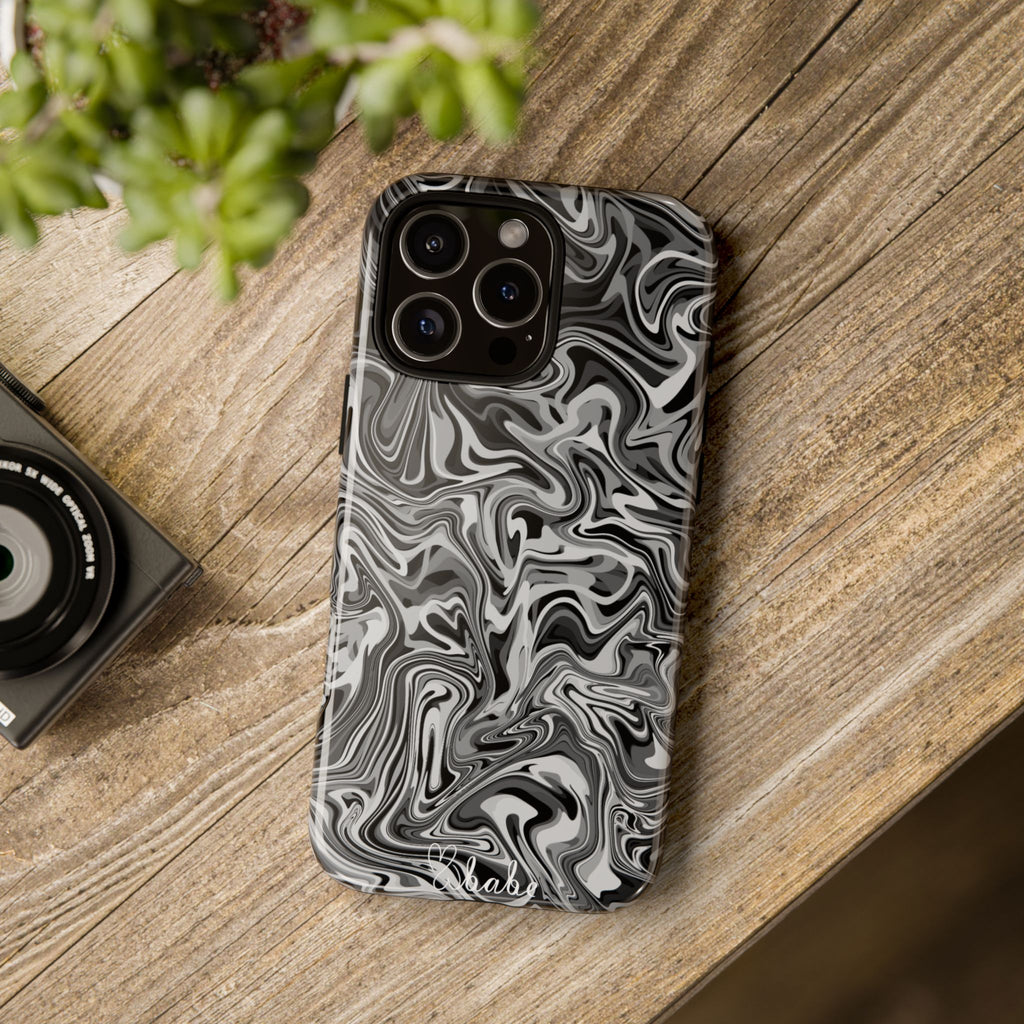 Ink Waves, Tough Phone Case.