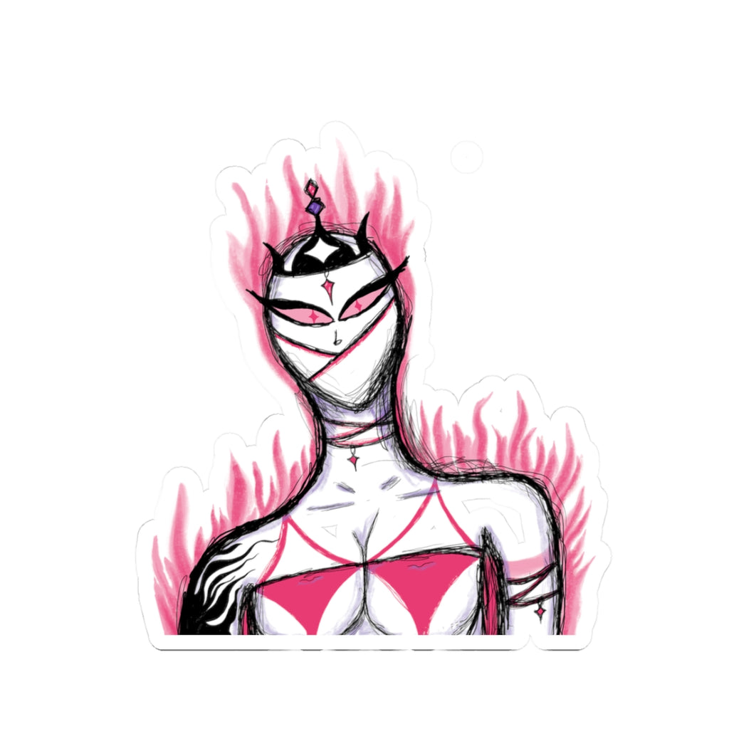 Blush of Fire, Kiss-Cut Stickers.