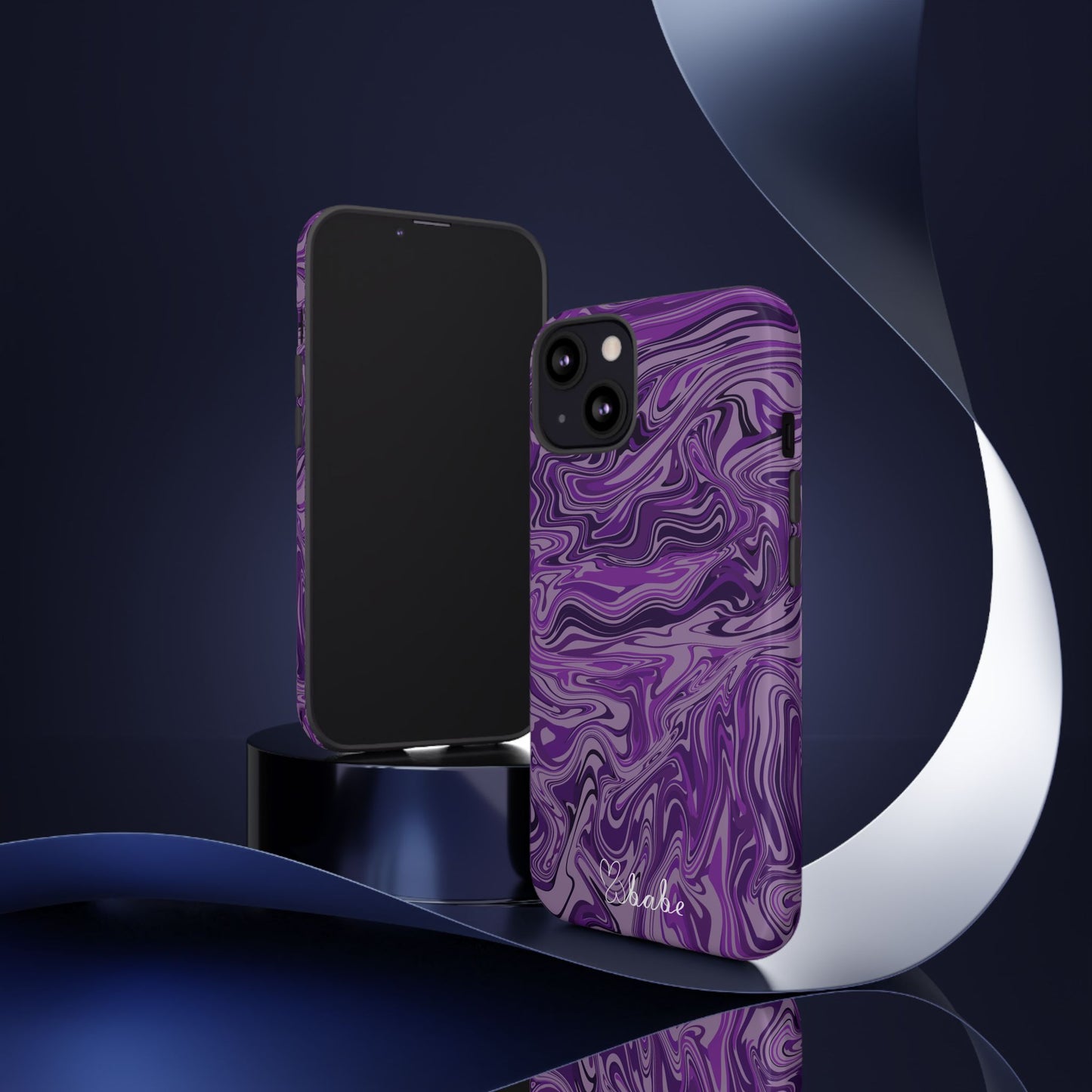 Purp Waves, Tough Phone Case.