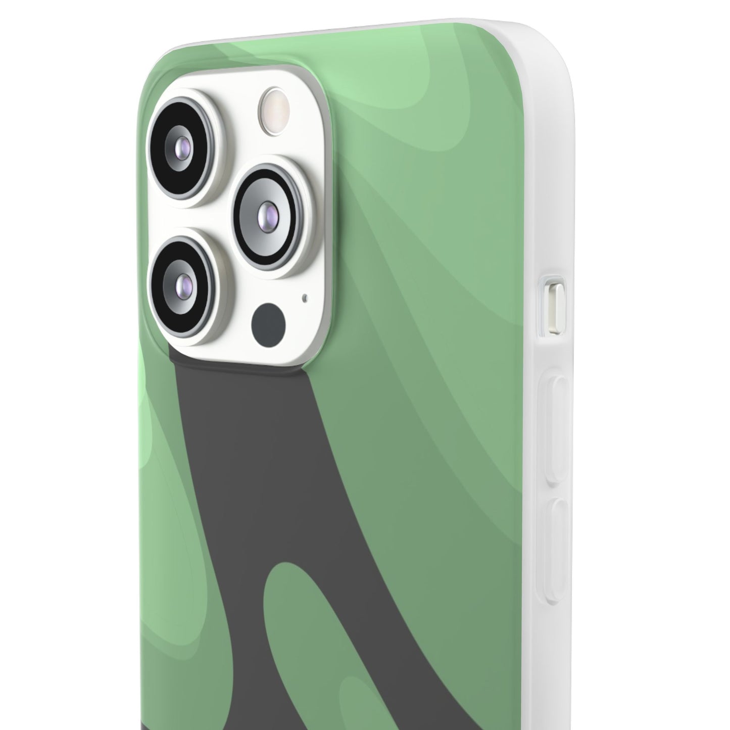 Mint Waves, Flexi Phone Case.