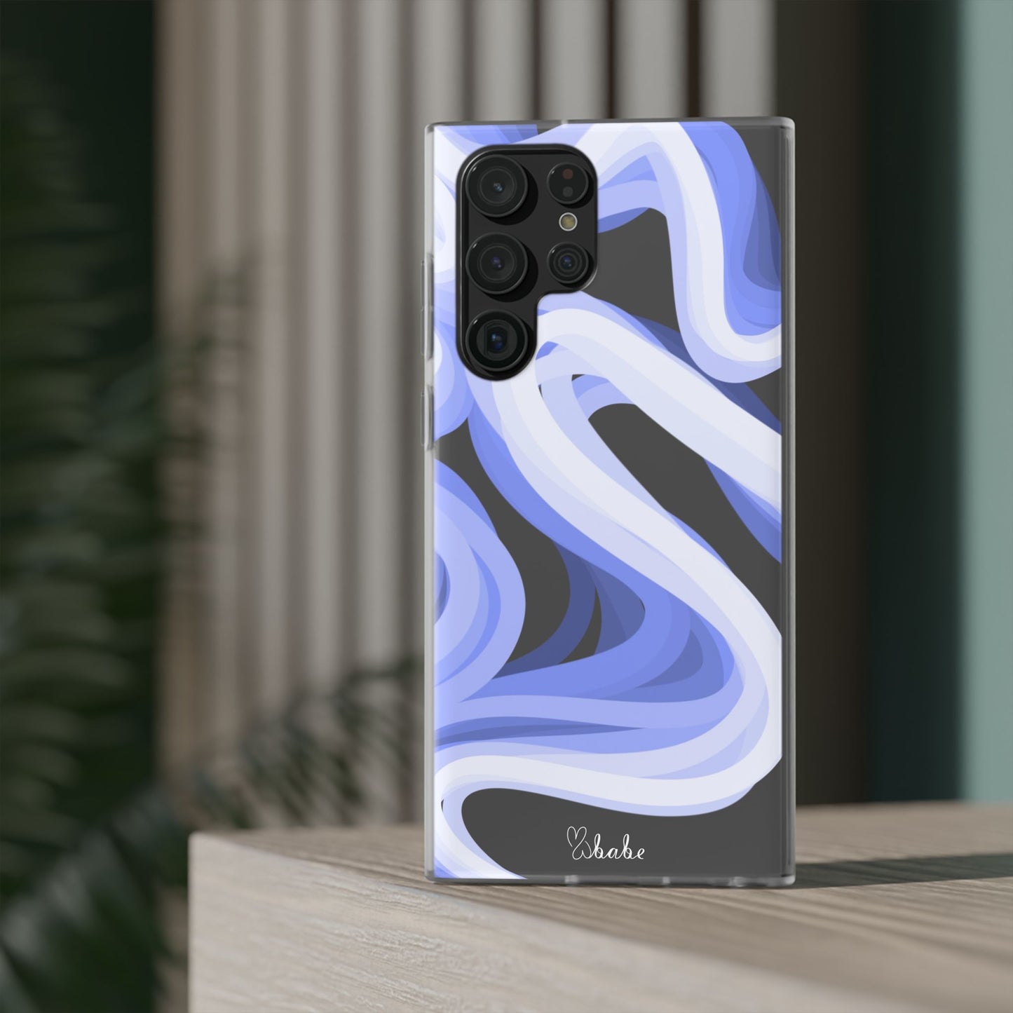 Blue Vines, Flexi Phone Case.