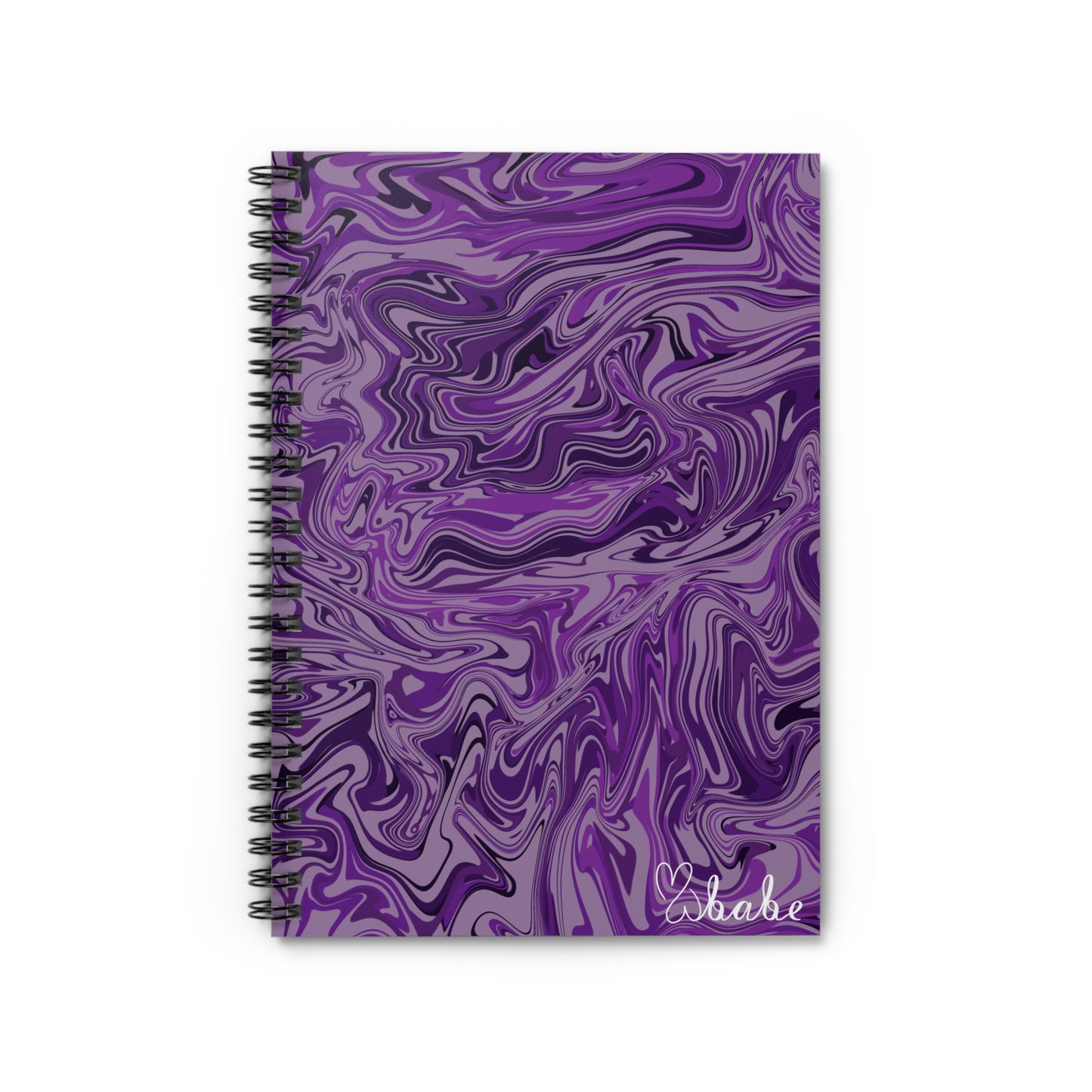 Purp Waves, Spiral Notebook.