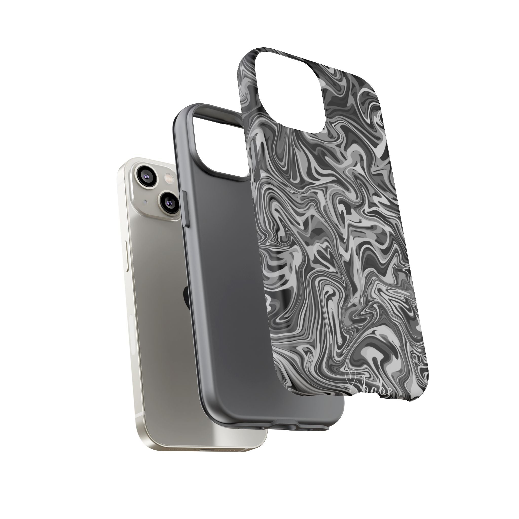 Ink Waves, Tough Phone Case.