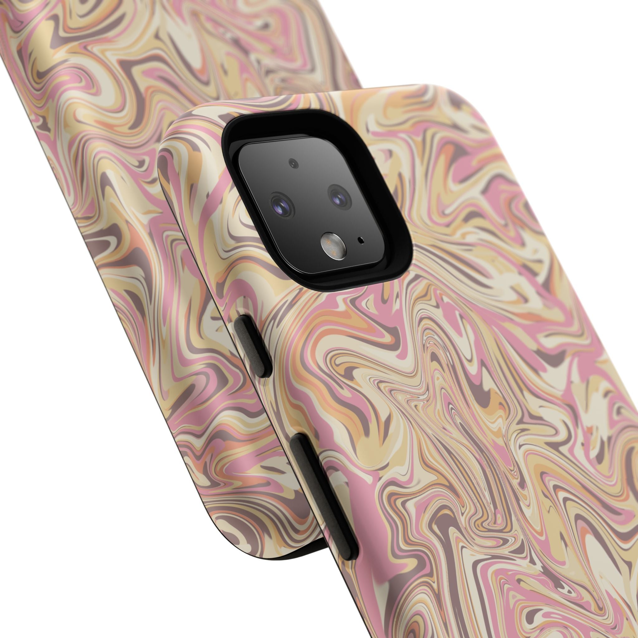 Peach Waves, Tough Phone Case.