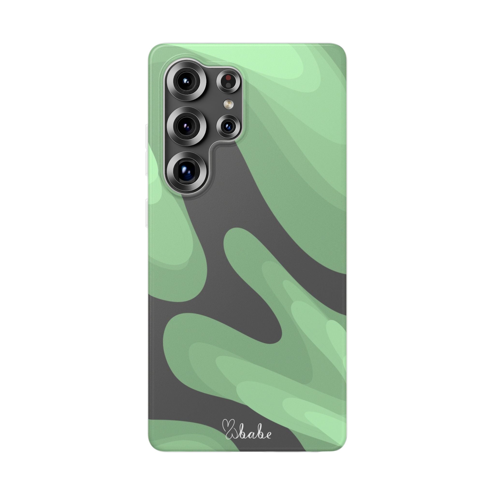 Mint Waves, Flexi Phone Case.