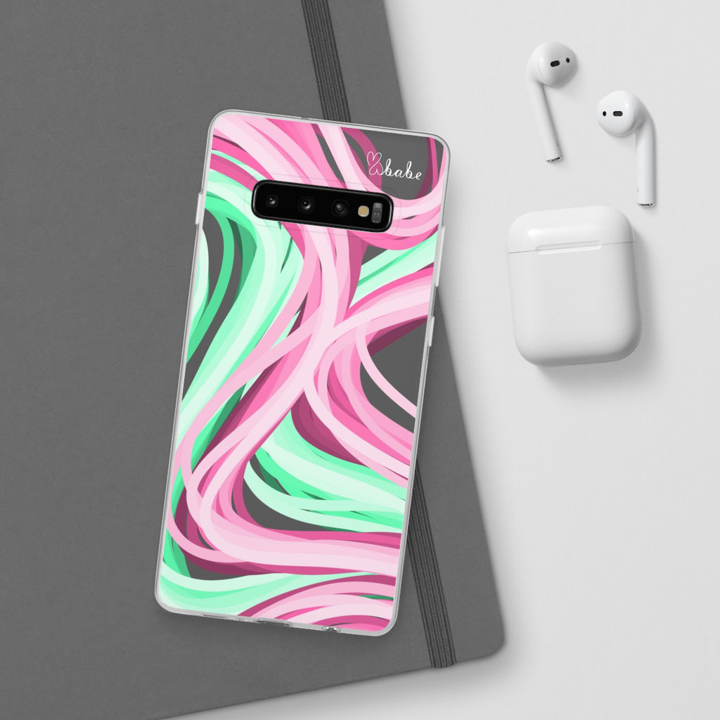 Neon Vines, Flexi Phone Case.
