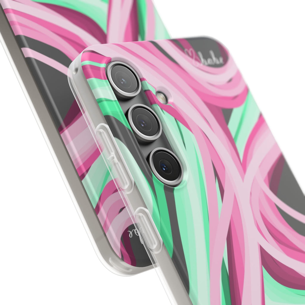 Neon Vines, Flexi Phone Case.
