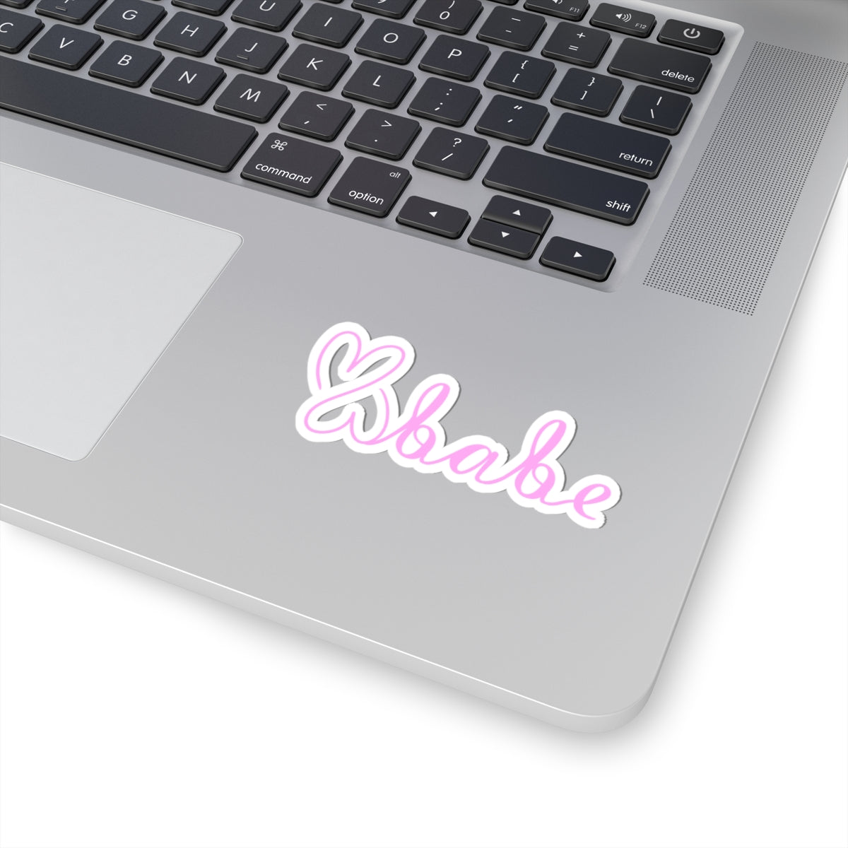 Pink Logo, Kiss-Cut Stickers.
