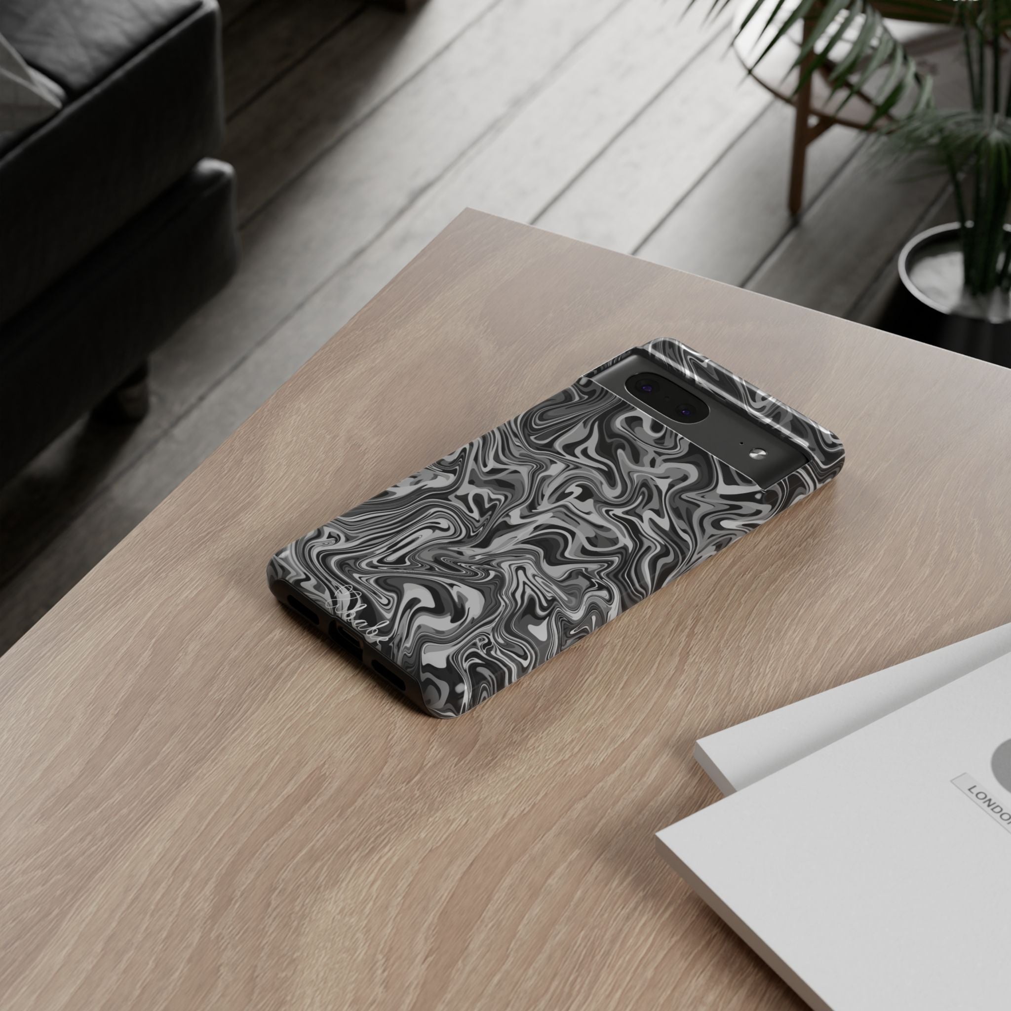 Ink Waves, Tough Phone Case.