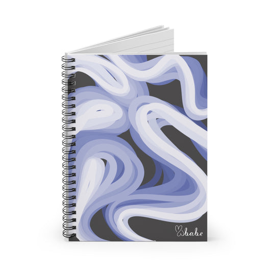 Blue Vines, Spiral Notebook.