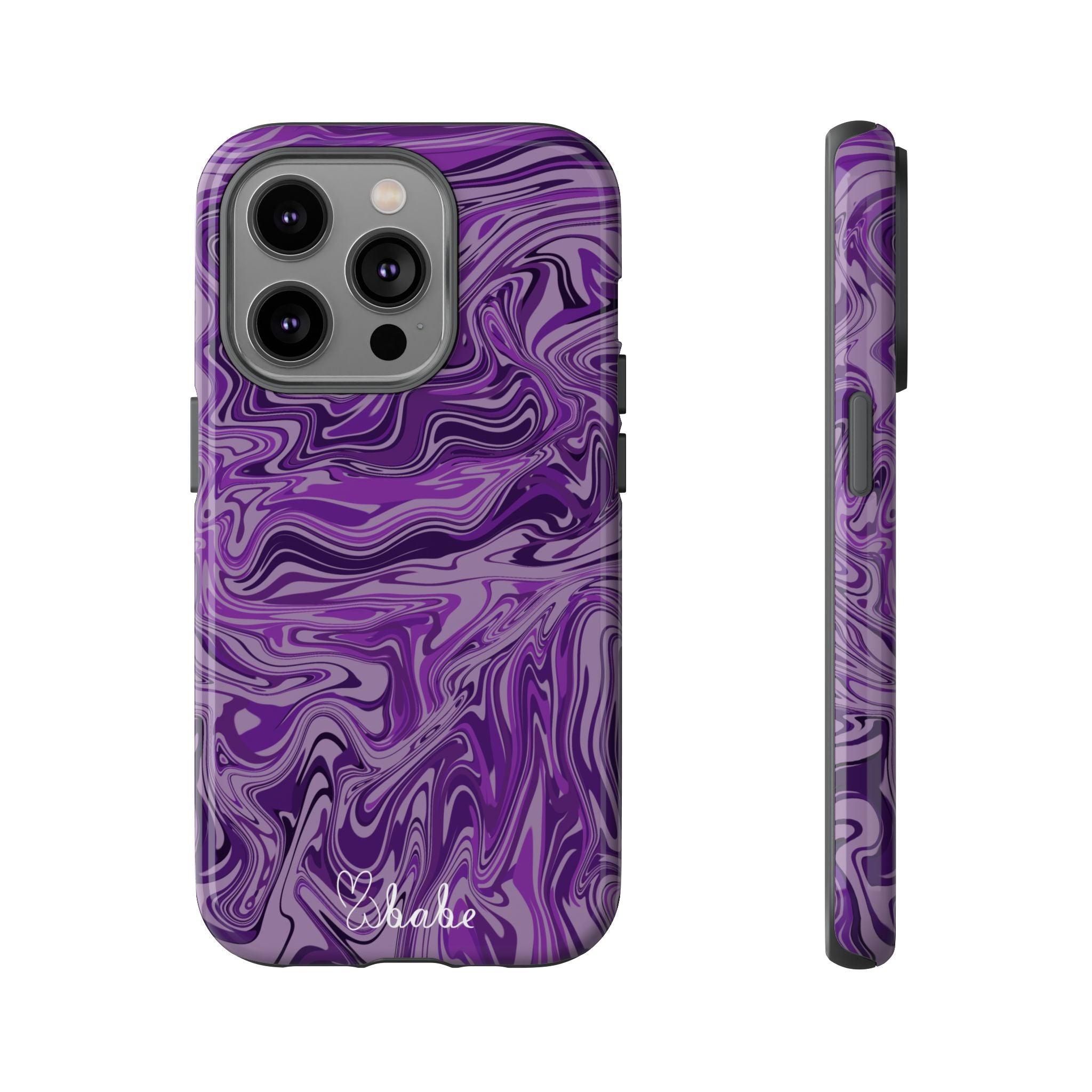 Purp Waves, Tough Phone Case.