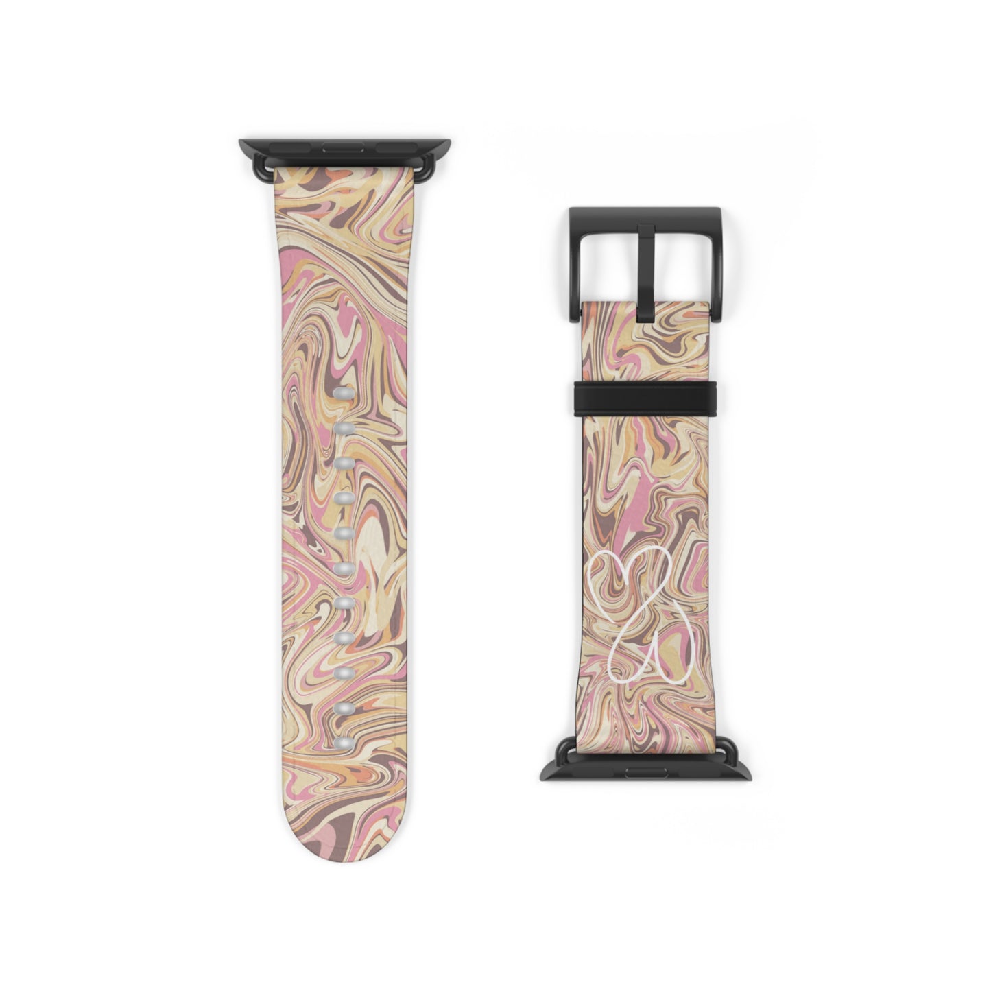 Peach Waves, Watch Band.