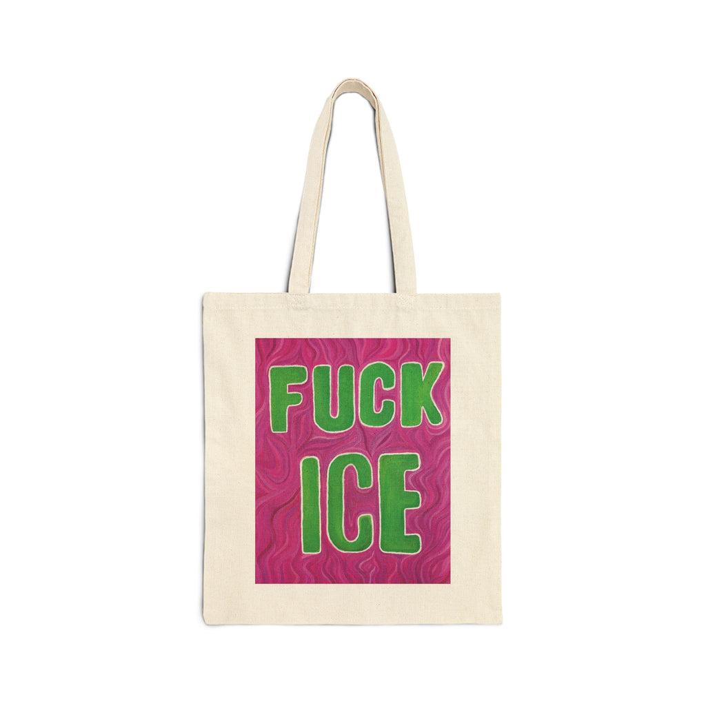 "F*ck Ice" Tote Bag.