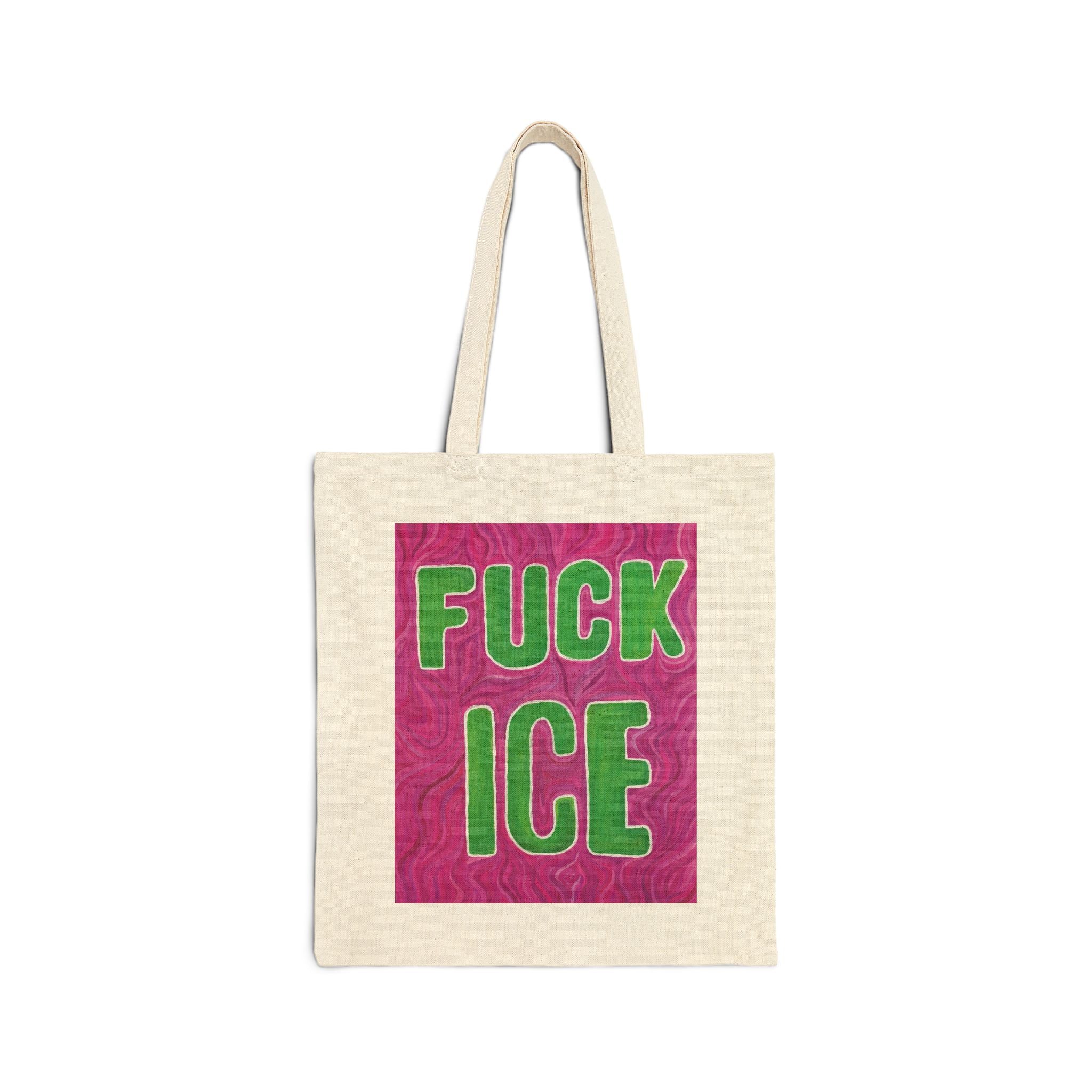 "F*ck Ice" Tote Bag.