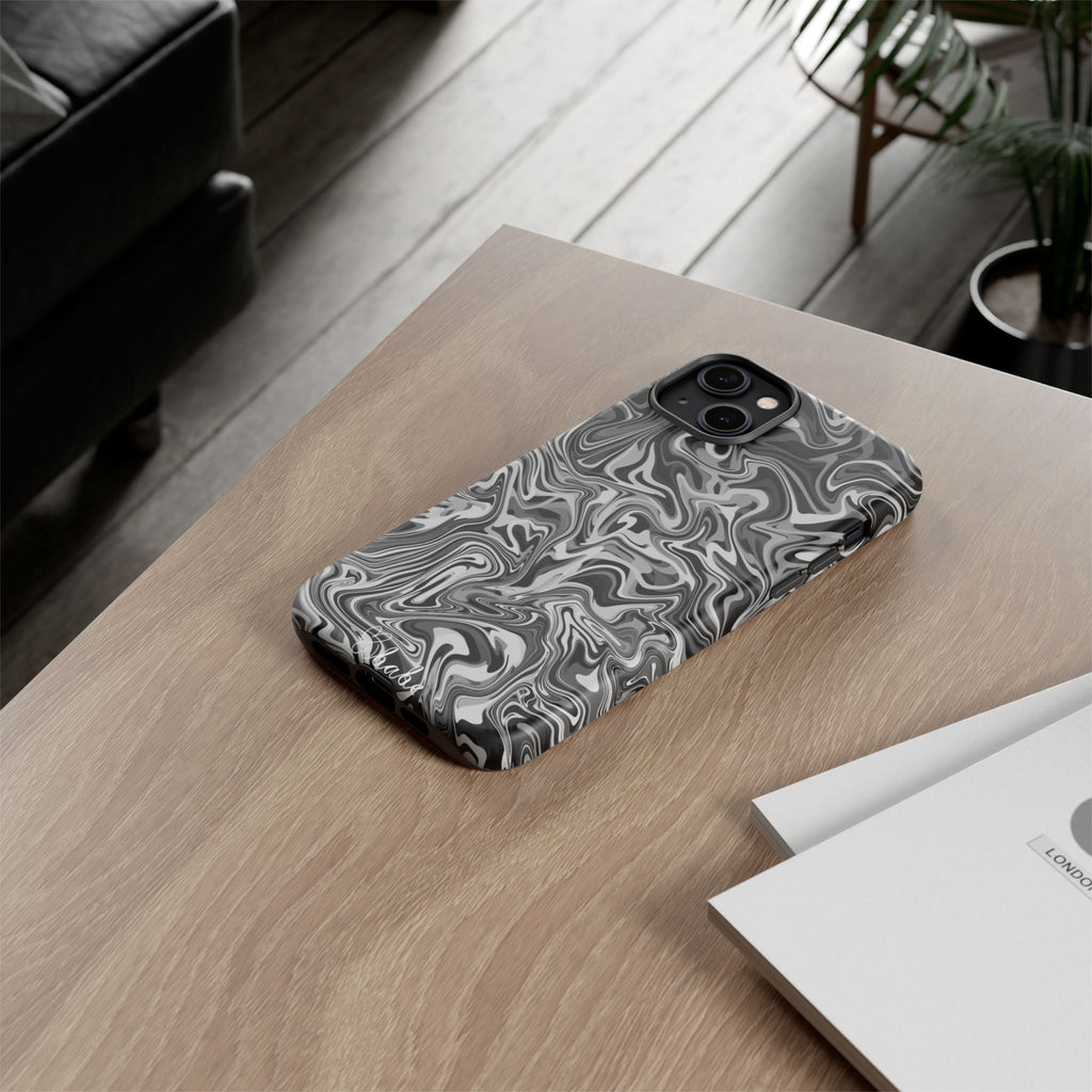 Ink Waves, Tough Phone Case.