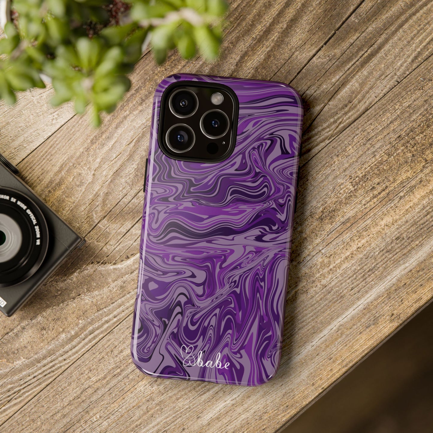 Purp Waves, Tough Phone Case.