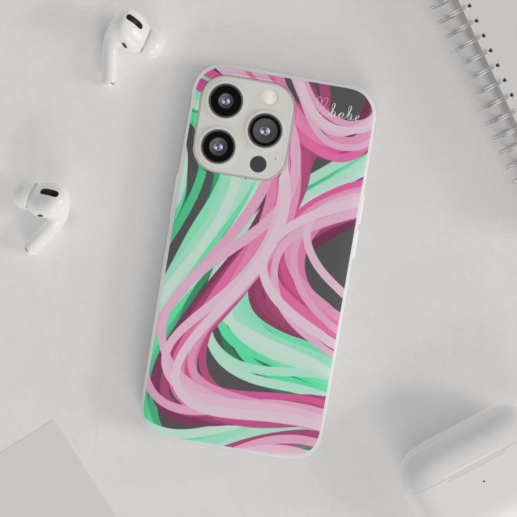 Neon Vines, Flexi Phone Case.