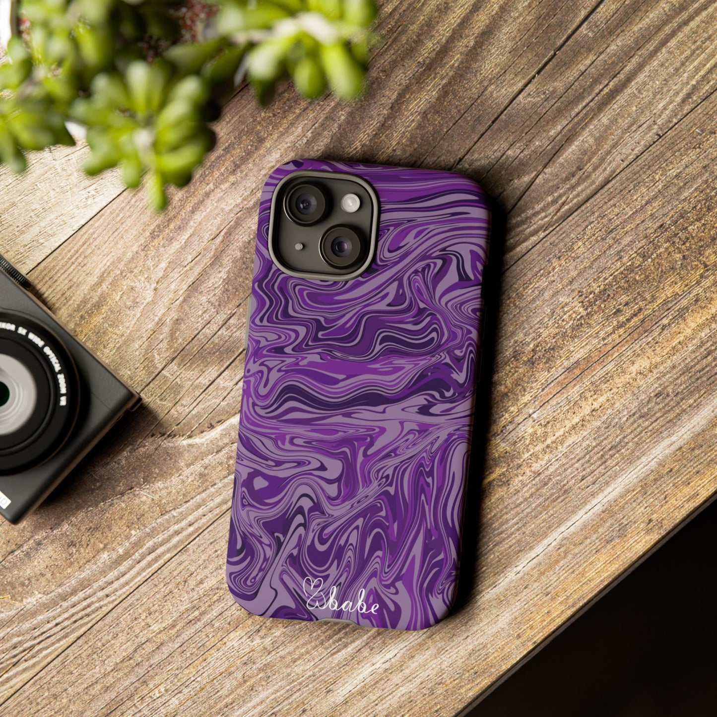 Purp Waves, Tough Phone Case.