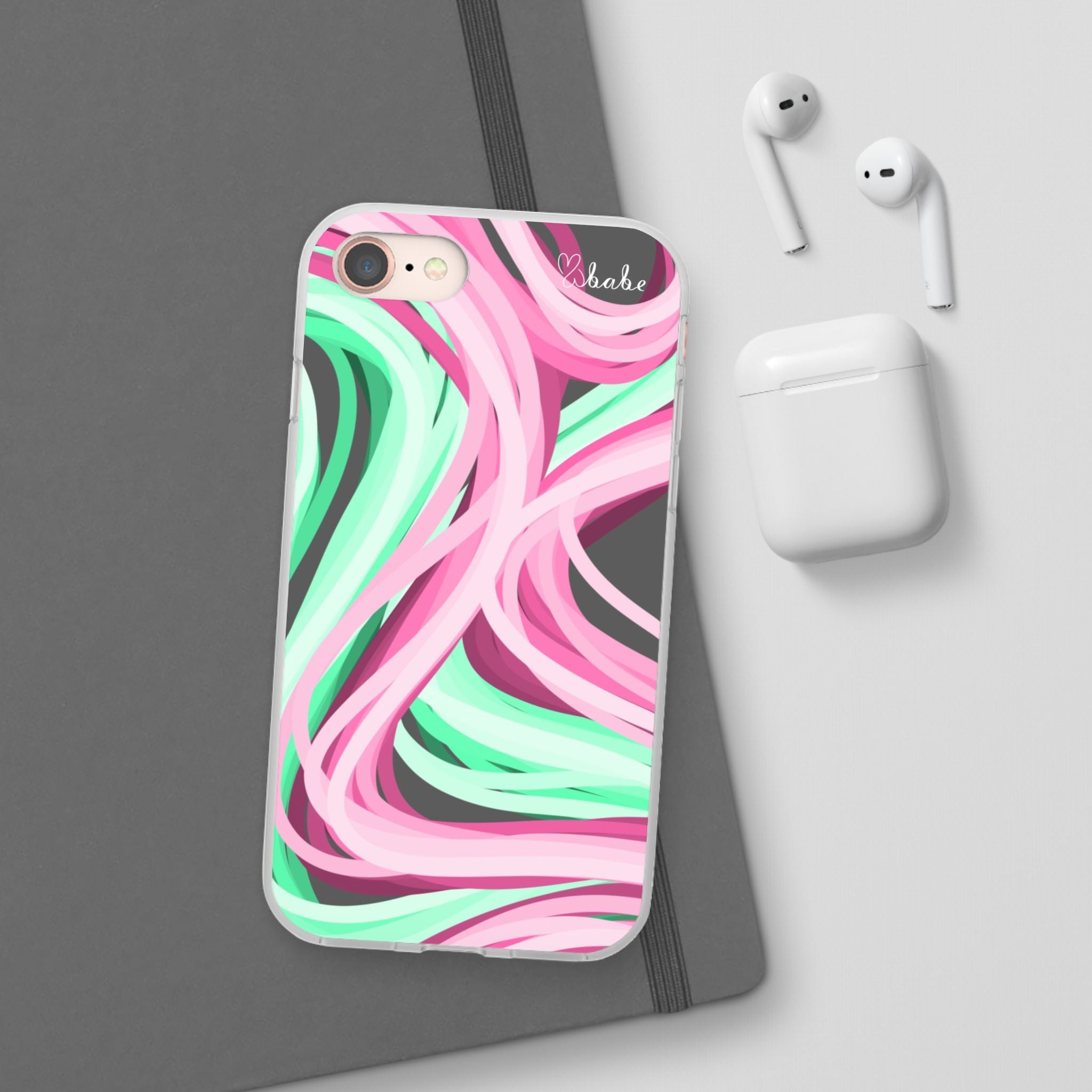 Neon Vines, Flexi Phone Case.
