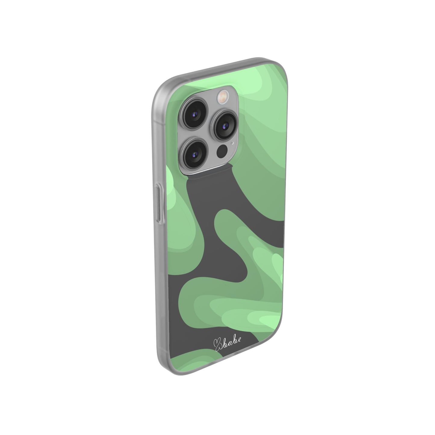 Mint Waves, Flexi Phone Case.