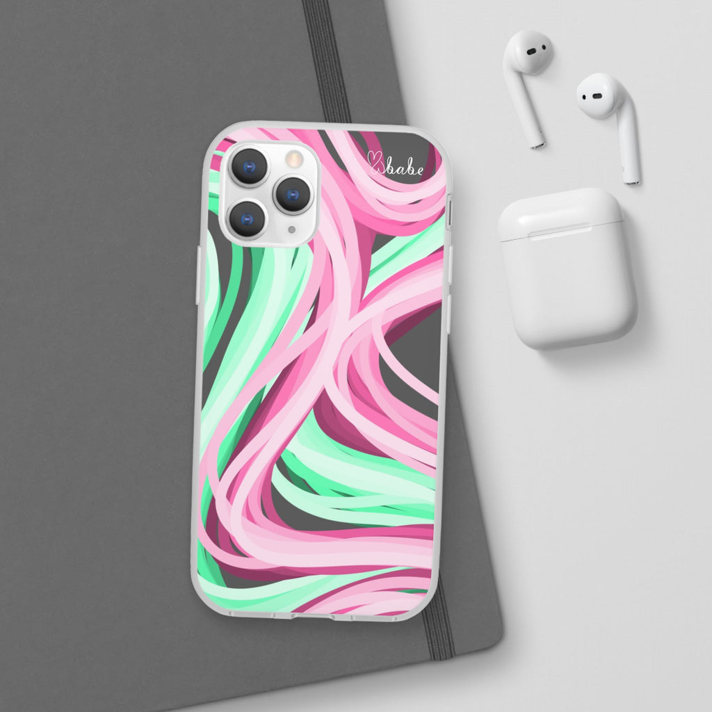 Neon Vines, Flexi Phone Case.