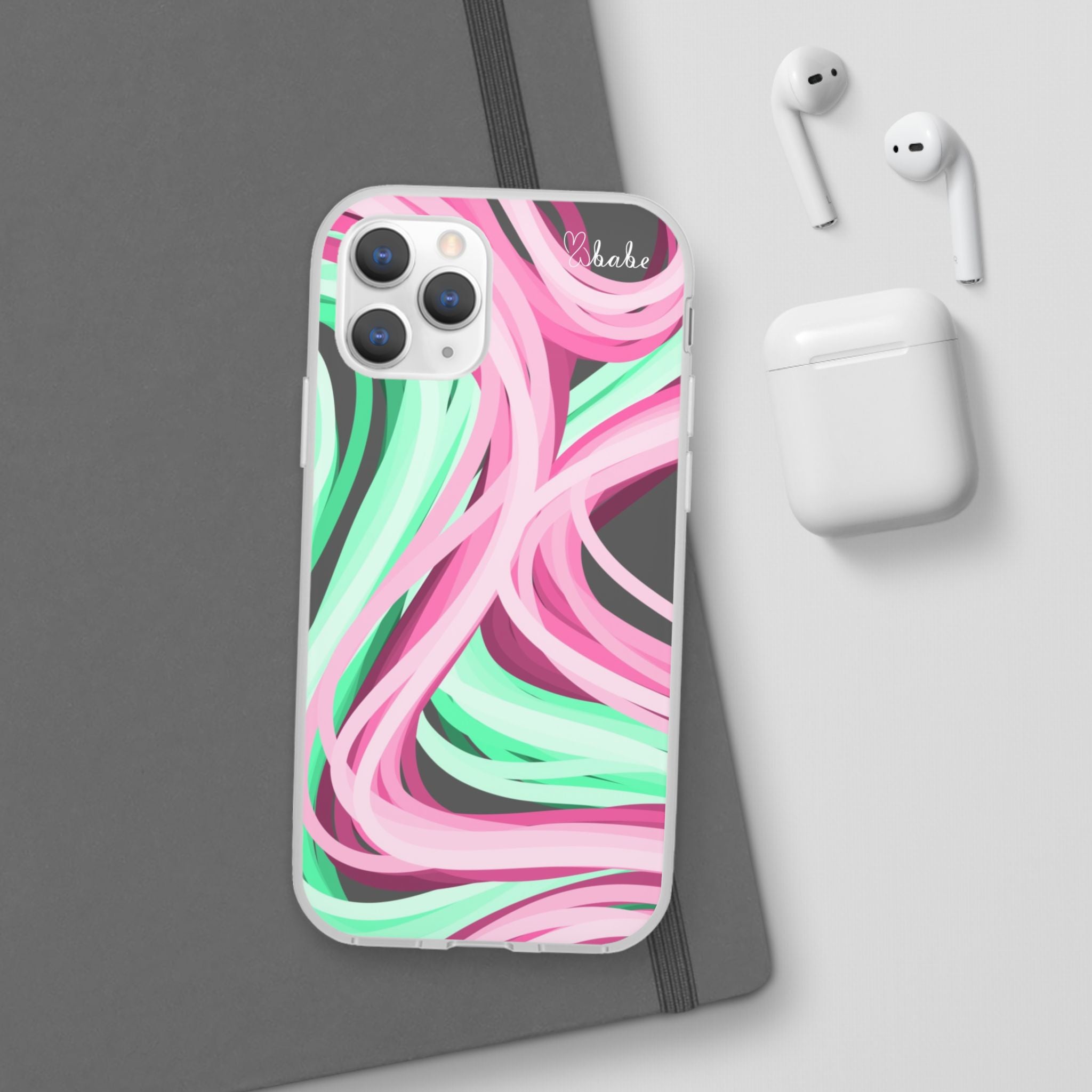 Neon Vines, Flexi Phone Case.