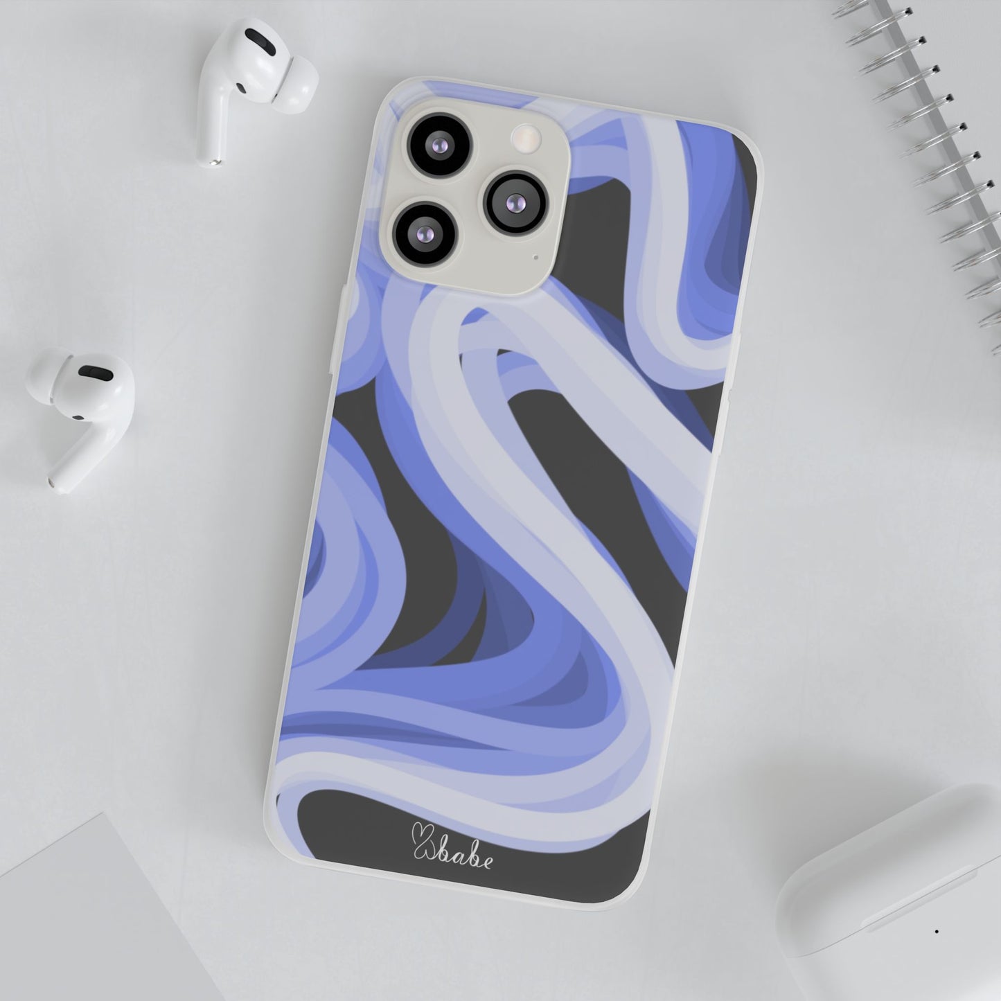 Blue Vines, Flexi Phone Case.