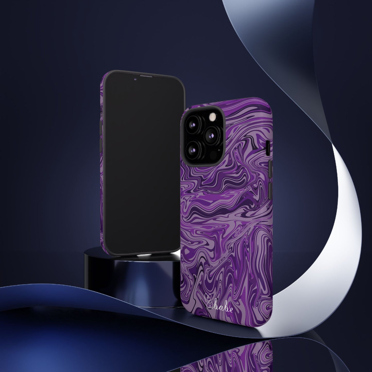 Purp Waves, Tough Phone Case.
