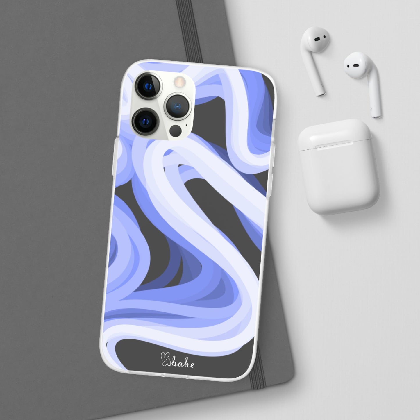 Blue Vines, Flexi Phone Case.