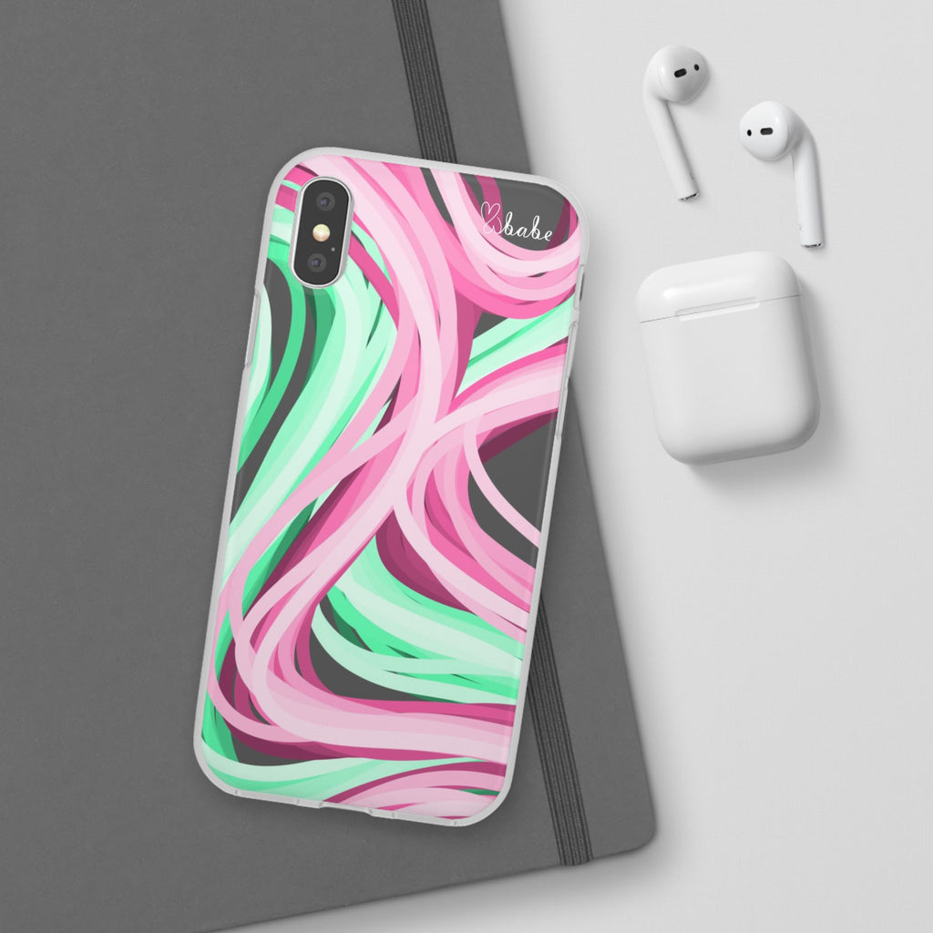Neon Vines, Flexi Phone Case.