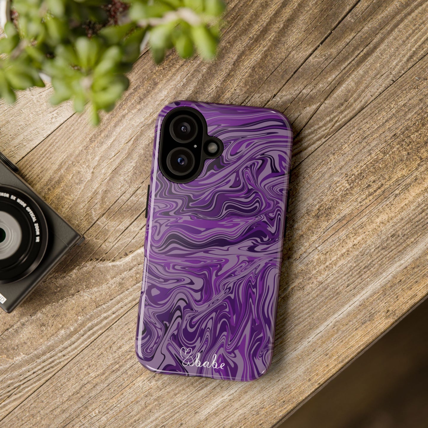 Purp Waves, Tough Phone Case.