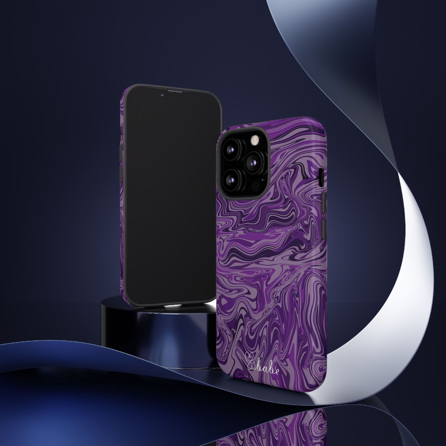 Purp Waves, Tough Phone Case.