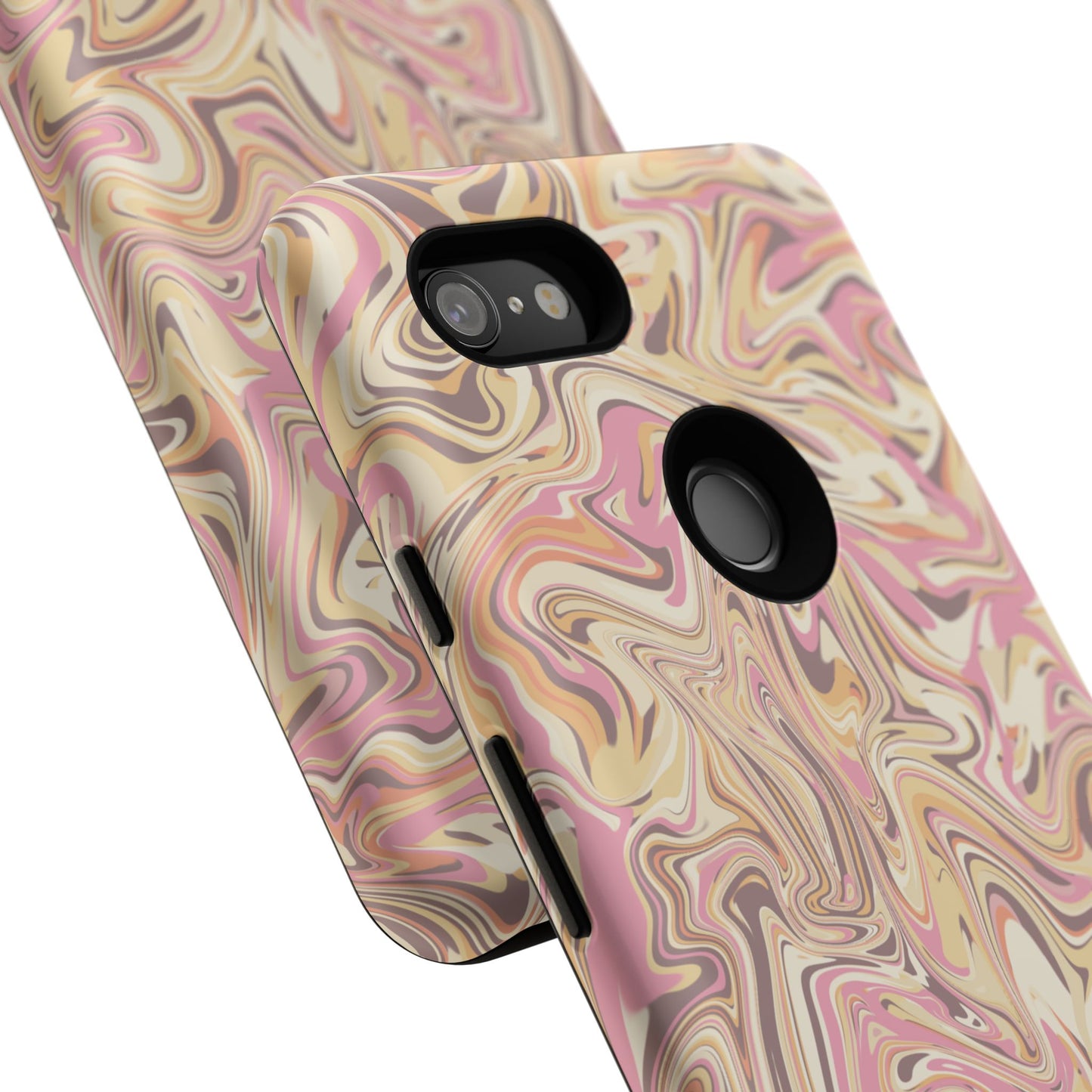 Peach Waves, Tough Phone Case.