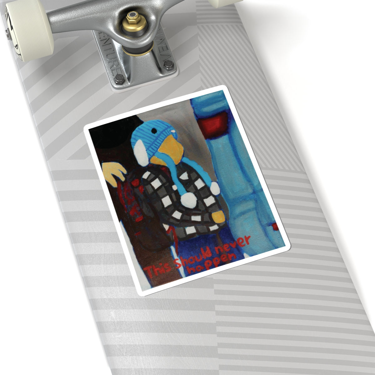 "This Should Never Happen" Sticker.