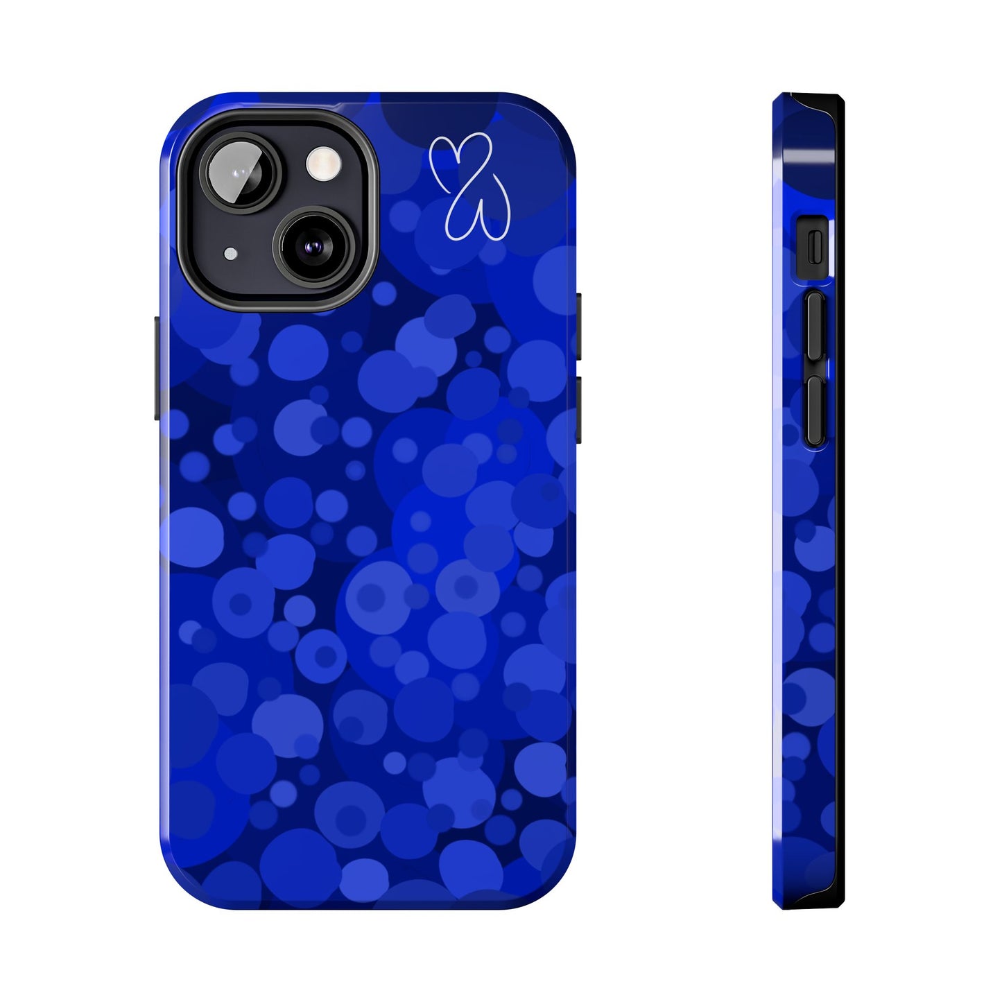 Blue Bubbles, Tough Phone Case
