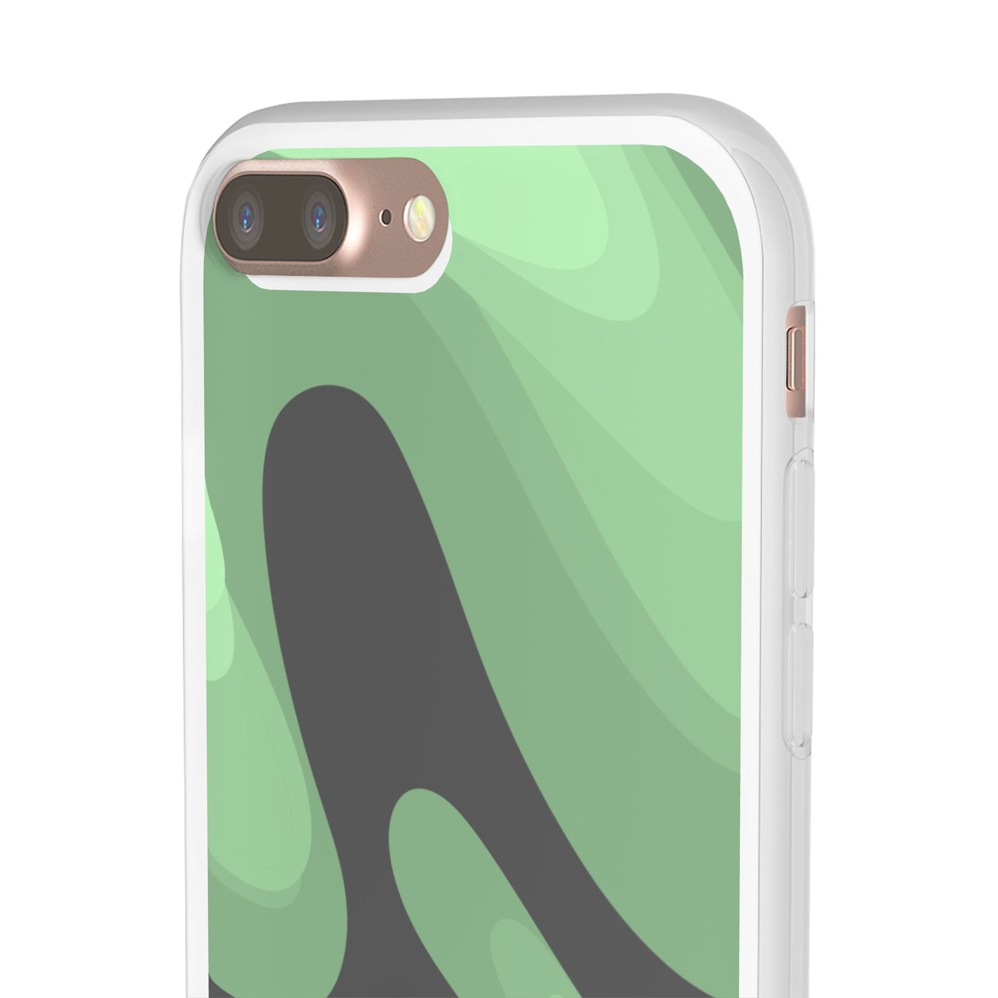 Mint Waves, Flexi Phone Case.