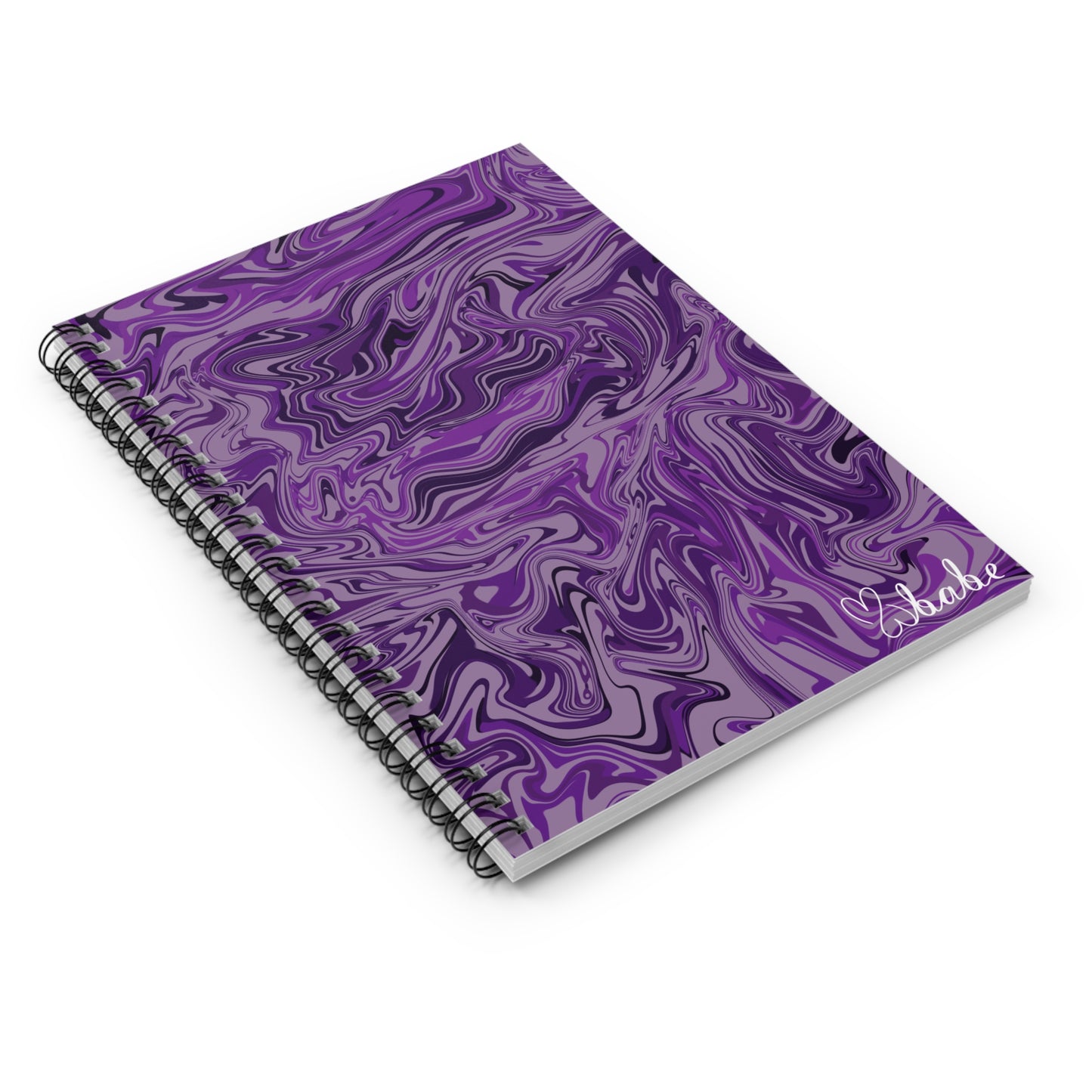 Purp Waves, Spiral Notebook.