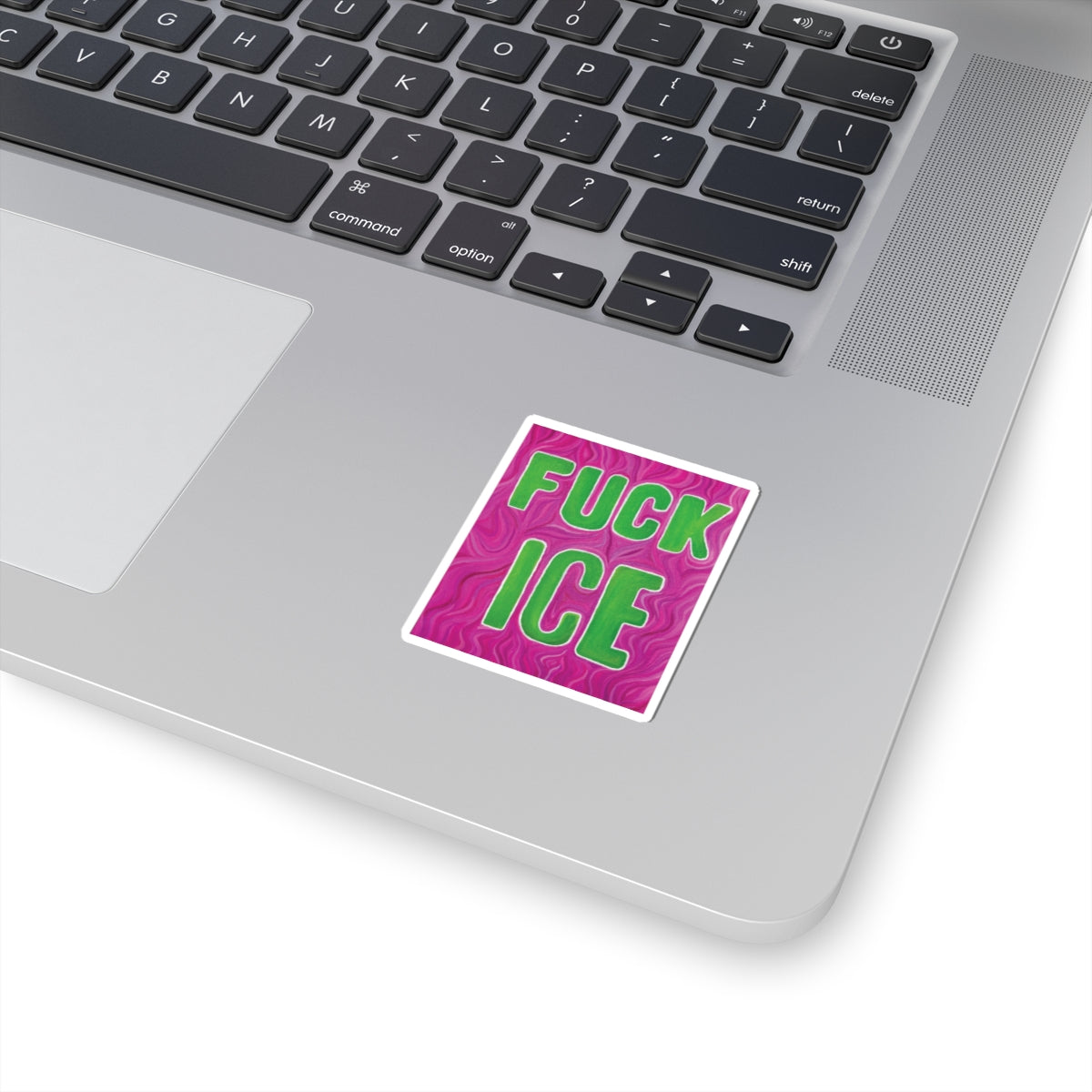 "F*ck Ice" Sticker.
