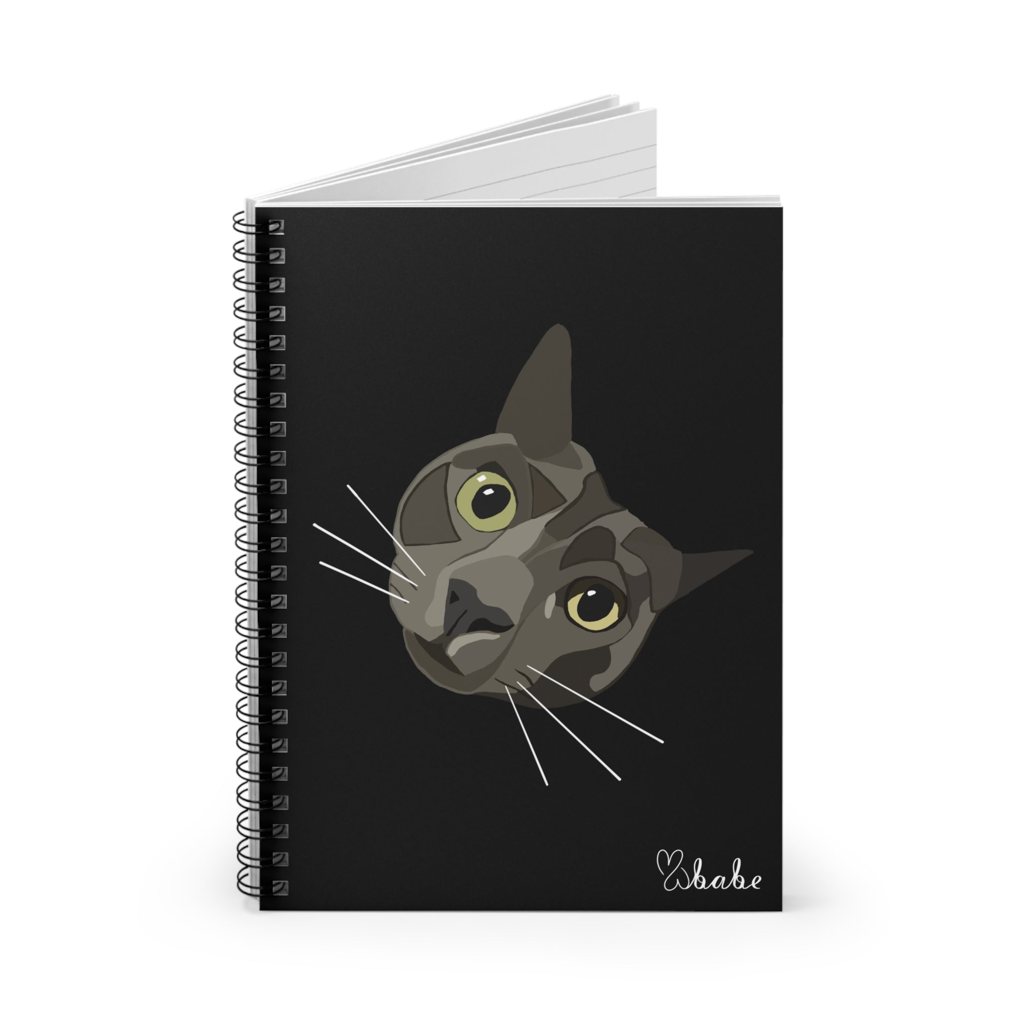 Simon, Spiral Notebook.