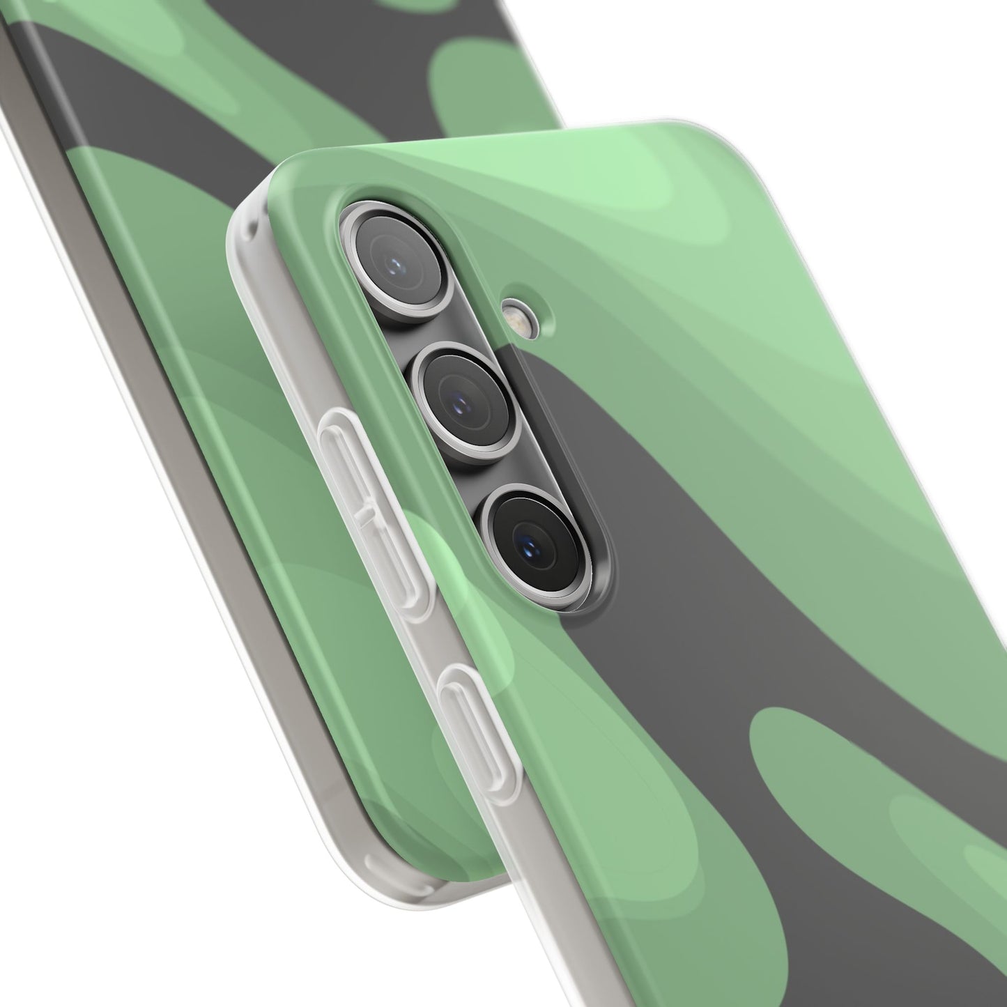 Mint Waves, Flexi Phone Case.