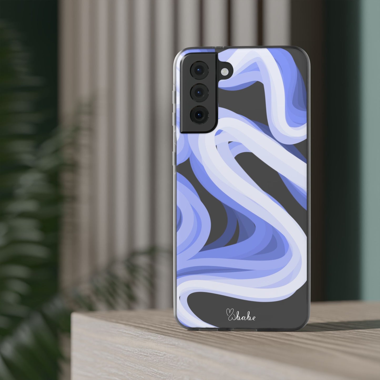 Blue Vines, Flexi Phone Case.