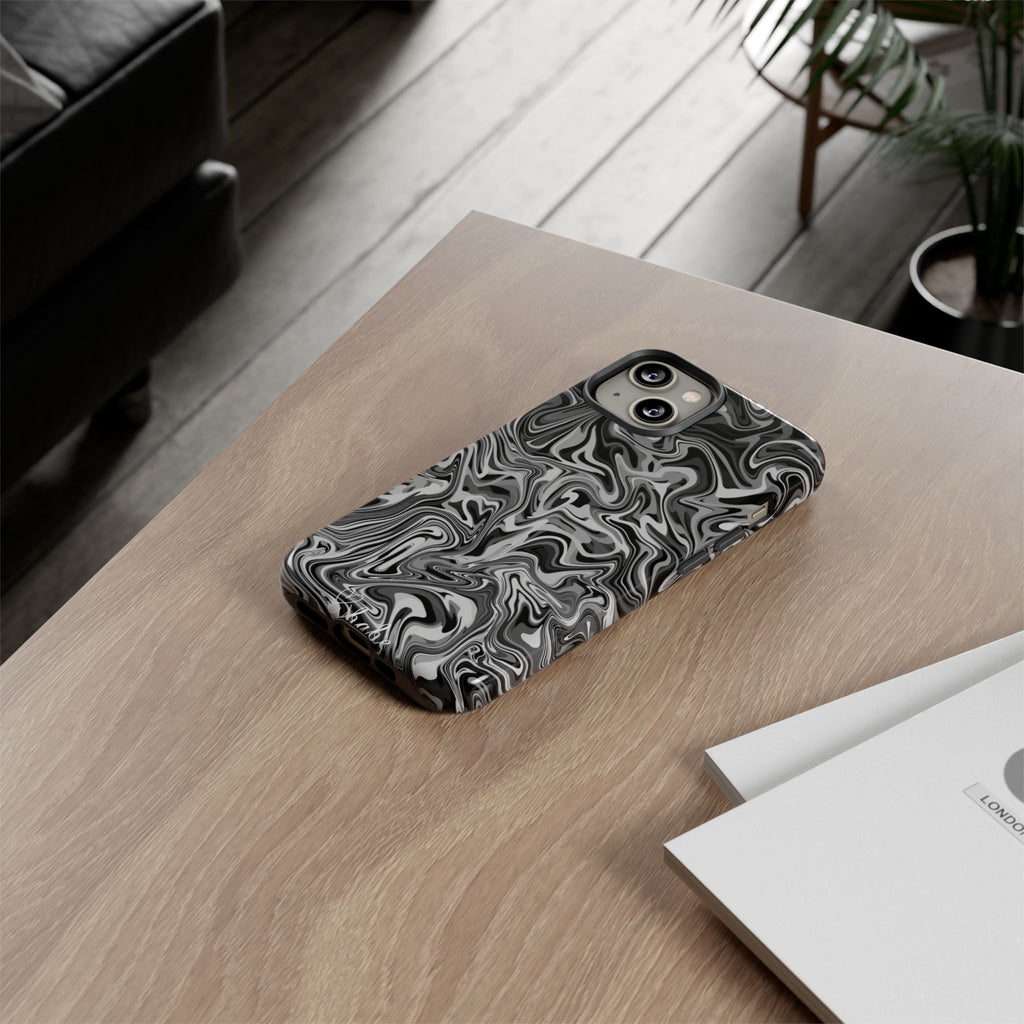 Ink Waves, Tough Phone Case.